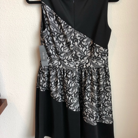 Ivy + Blu, Black Lace Cocktail Dress - Picture 5 of 6